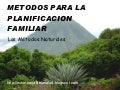 Metodos naturales planificacion familiar
