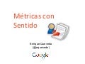 Metricas con sentido
