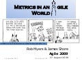 Metrics In An Agile World