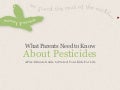 What Parents Need to Know About Pesticides: A Five-Minute Guide to Protect Your Kids for Life, from MommyGreenest.com