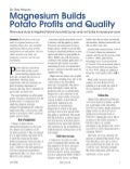 Build Your Potato Profits and Quality with Magnesium