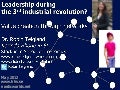 Leading during 3rd Industrial Revolution: Value creation through networks
