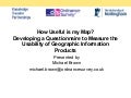 How useful is my map?  Developing a questionnaire to measure the usability of GI products