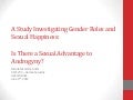 Gender Roles and Sexual Happiness Powerpoint