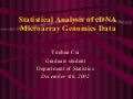 Microarray Statistics