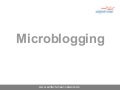 Microblogging