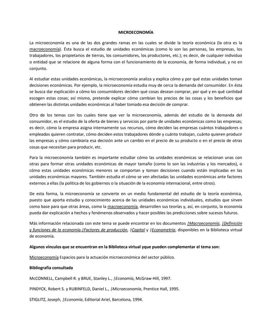 Microeconomía