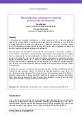 Microlearning: a strategy for ongoing professional development 