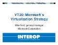 Microsoft�s Virtualization Strategy