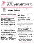 Microsoft SQL Server 2008 R2 - Enterprise for Mid Market Organizations Datasheet