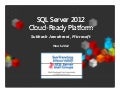 Microsoft SQL Server 2012 Cloud Ready