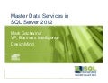 Microsoft SQL Server 2012 Master Data Services