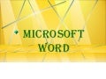 Microsoft word