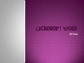 Microsoft word