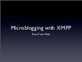 Microblogging via XMPP