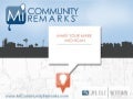 Community Remarks for Michigan