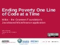 Mifos: Ending Poverty One Line of Code at a Time (Jazoon 2010)