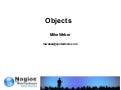 Nagios Conference 2012 - Mike Weber - Objects