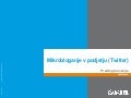 Mikrobloganje Vpodjetju Twitter
