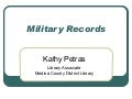 Military records