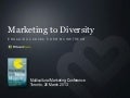 Marketing to Diversity: Engaging Canada's New Mainstream