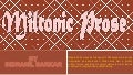 Miltonic prose   by is