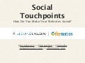 Social Touch Points - Milwaukee Web Design Meetup