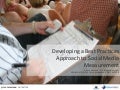 Developing a Best Practices Approach to Social Media Measurement