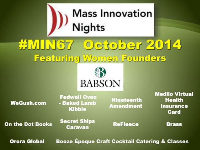 #MIN67 event slideshow