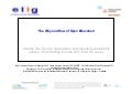 ‘The Why and How of Open Education‘ - Session Two: Service organization, business and sustainability options – With findings from the 2011 ELIG OE survey