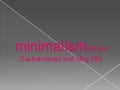Minimalism1