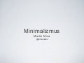 Minimalizmus