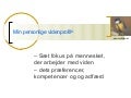 Min Personlige Videnprofil