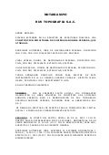 Minuta empresa
