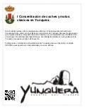 Cartel I Concentración de Coches Clasicos de Yunquera