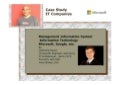 Microsoft and other IT companies - Case Study - from MS DOS to XBOX - from 1975 to-date