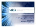 MISA Cloud workshop _Ontario Public Service-cloud roadmap