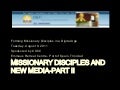 Missionary disciples and new media part2