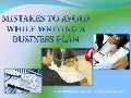 Mistakes to avoid when writing a business plan