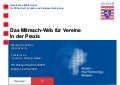Das Mitmach-Web fuer Vereine - Web 2.0