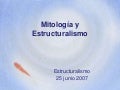 Mitos y estructuralismo