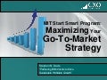 MIT Start Smart workshop - Maximizing Your Go-to-Market Strategy - 06252012