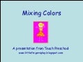Preschool: Mixing Colors