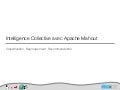 Mix-IT (Apr 2011) - Intelligence Collective avec Apache Mahout