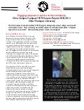 2011 Ohio Wesleyan University Ohio Campus Compact AmeriCorps VISTA Impact Report