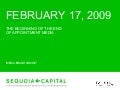 Mark Kvamme&rsquo;s iMedia Brand Summit Keynote, "February 17, 2009, The Beginning of the End of Appointment Media"