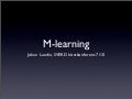 m-learning Sverd Johan Lundin