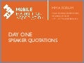 Highlights from day 1 of MMA Forum Istanbul 2012
