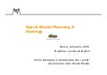 Social Media Planning & strategy