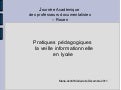 Marie-Astrid Médevielle : Pratiques pédagogiques :   la veille informationnelle en lycée